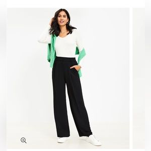 LOFT Peyton Trouser Pants in Crepe - Size 14
